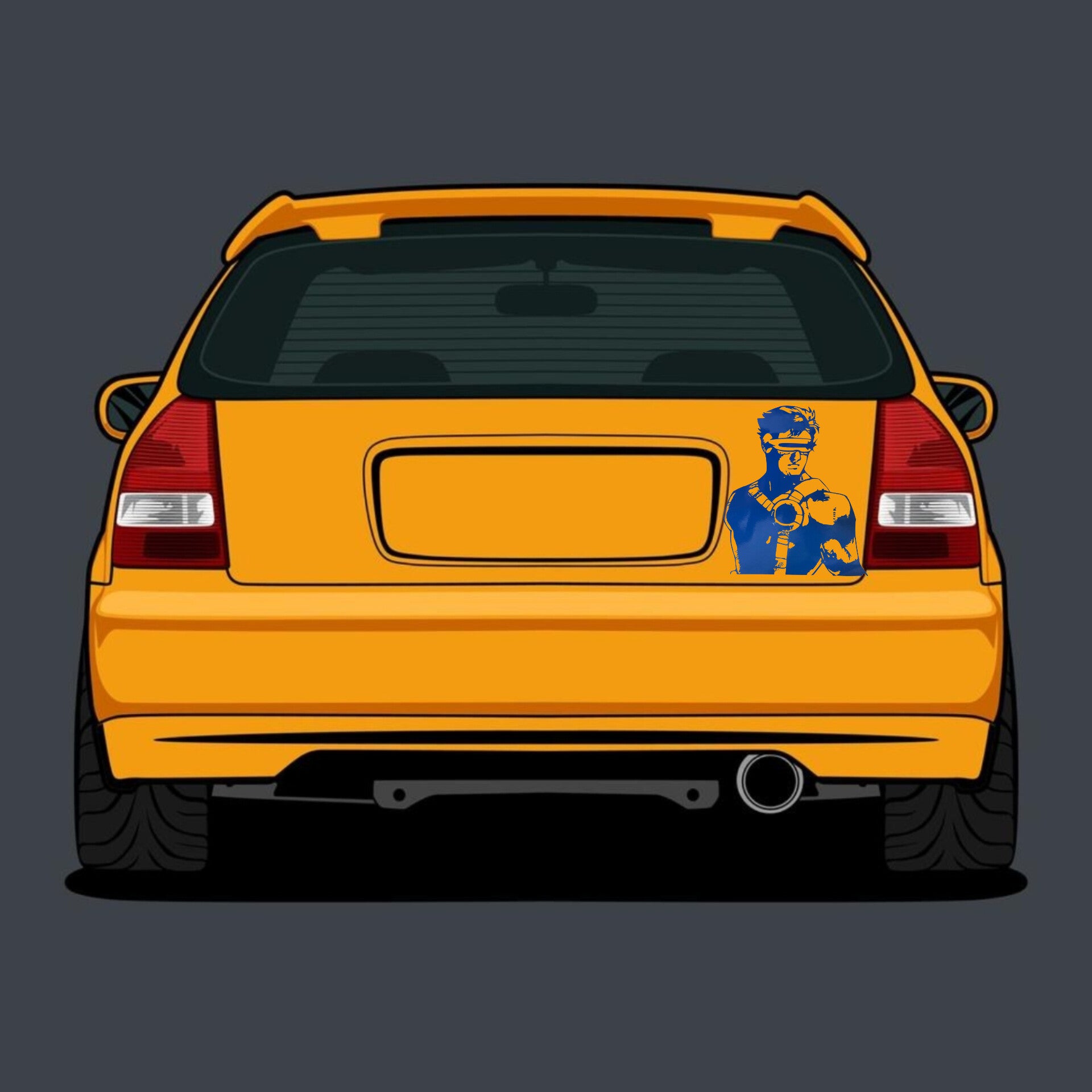 MVC2 X-Men Cyclops Vinyl Decal 10x9 inch