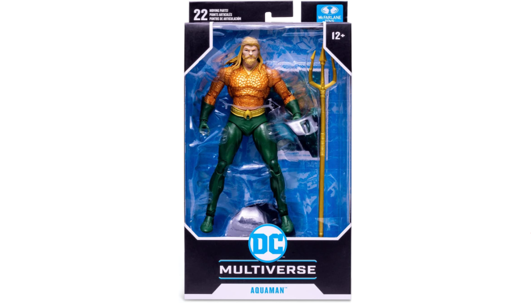 McFarlane Toys DC Multiverse Aquaman (Endless Winter) Damaged Box