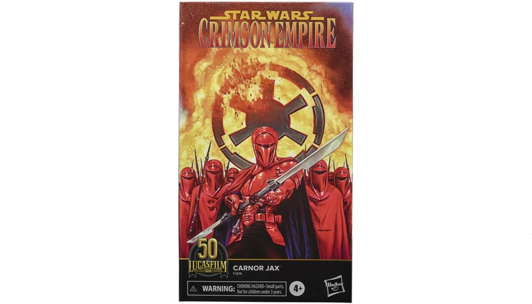 Star Wars The Black Series Carnor Jax Lucasfilm 50th Anniversary Crimson Empire