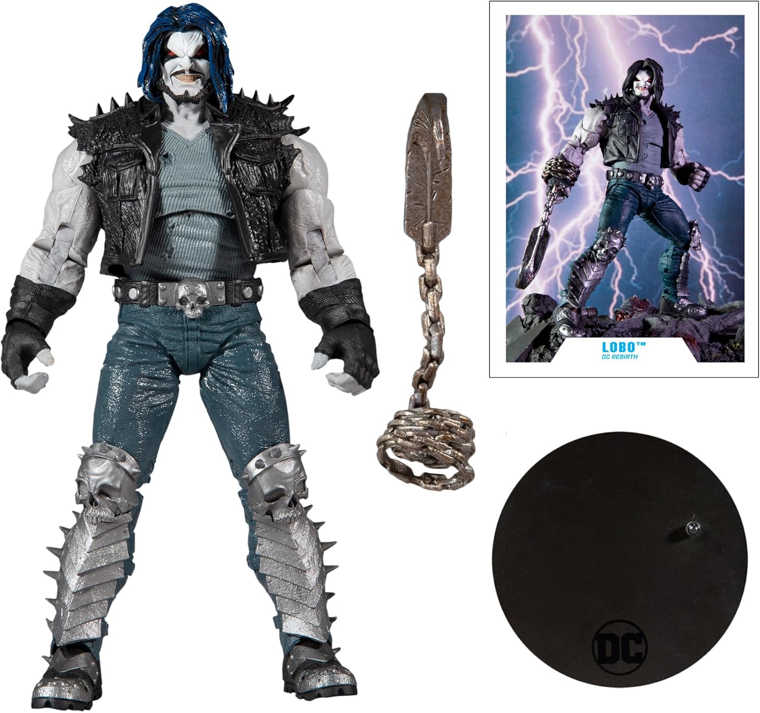 McFarlane Toys DC Multiverse Lobo Damaged Box