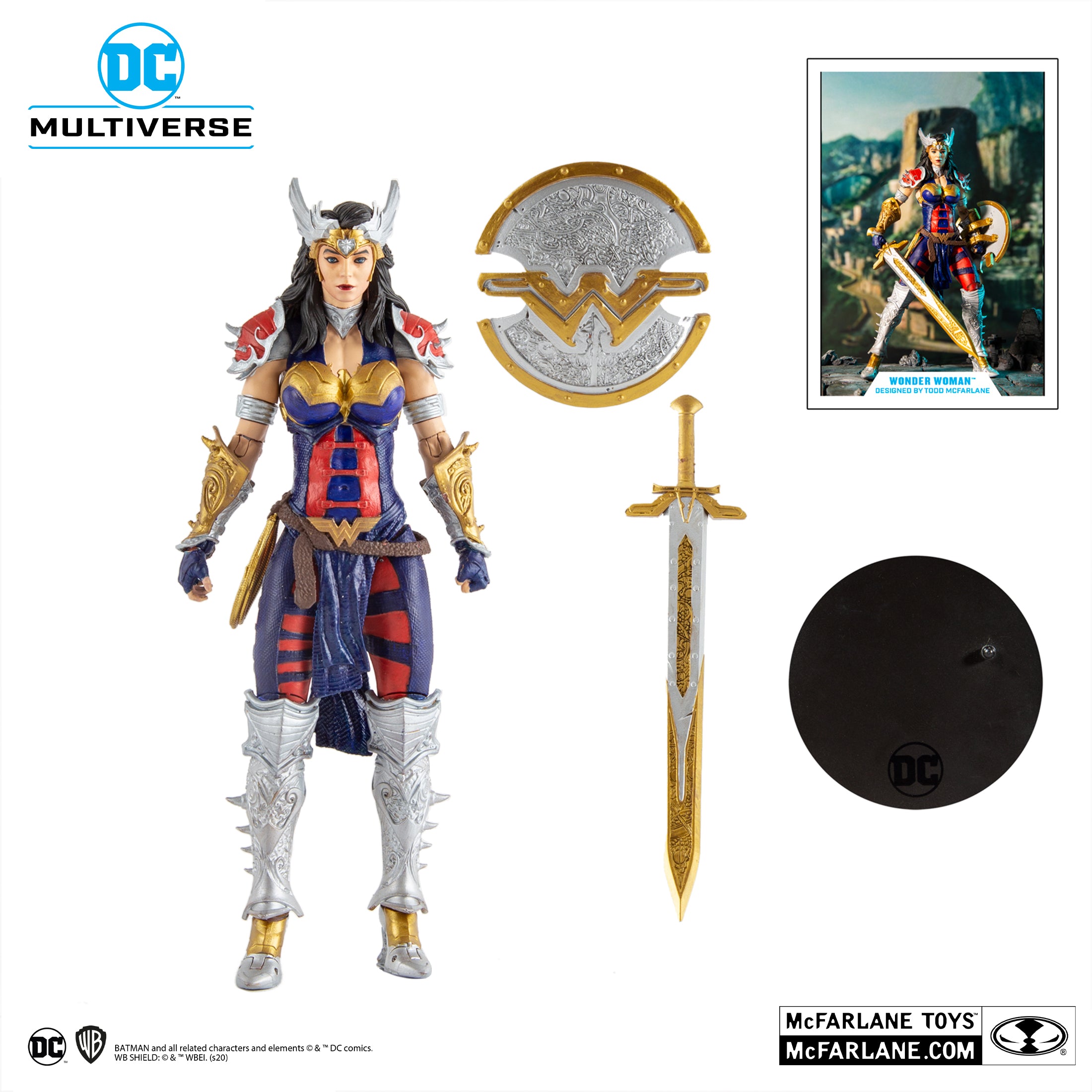 DC Multiverse Wonder Woman Designed by Todd McFarlane