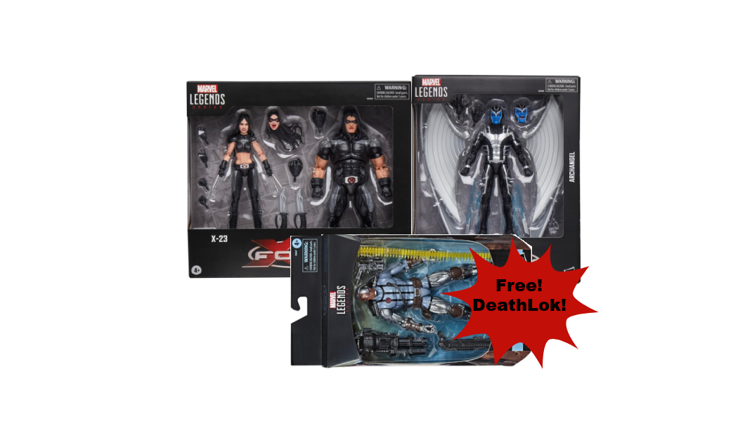 Marvel Legends X-Force X-23 & Warpath & Archangel Free Deathlok