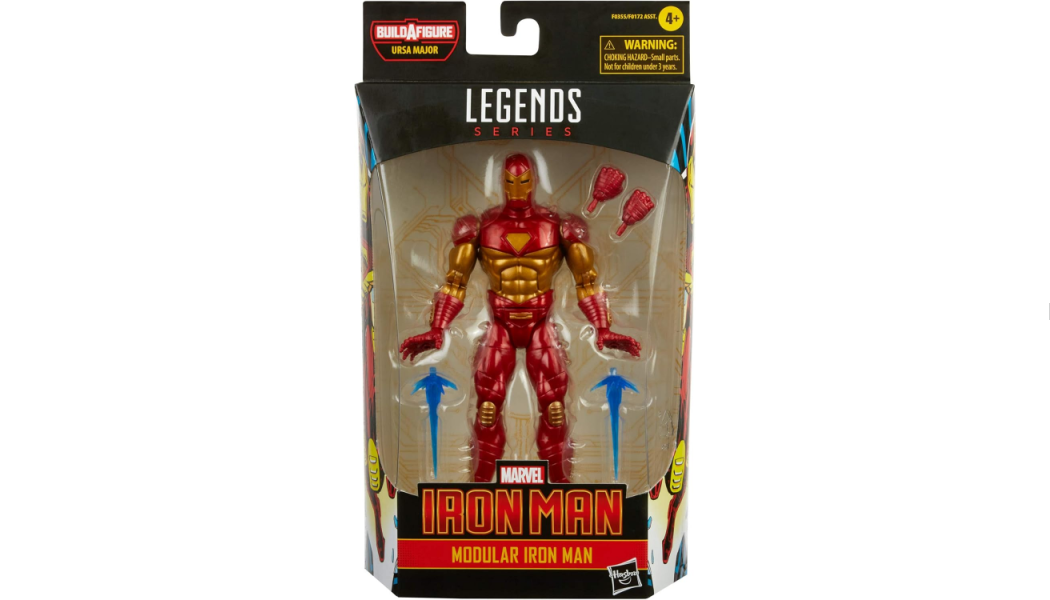 Marvel Legends Series Modular Iron Man Damaged Box