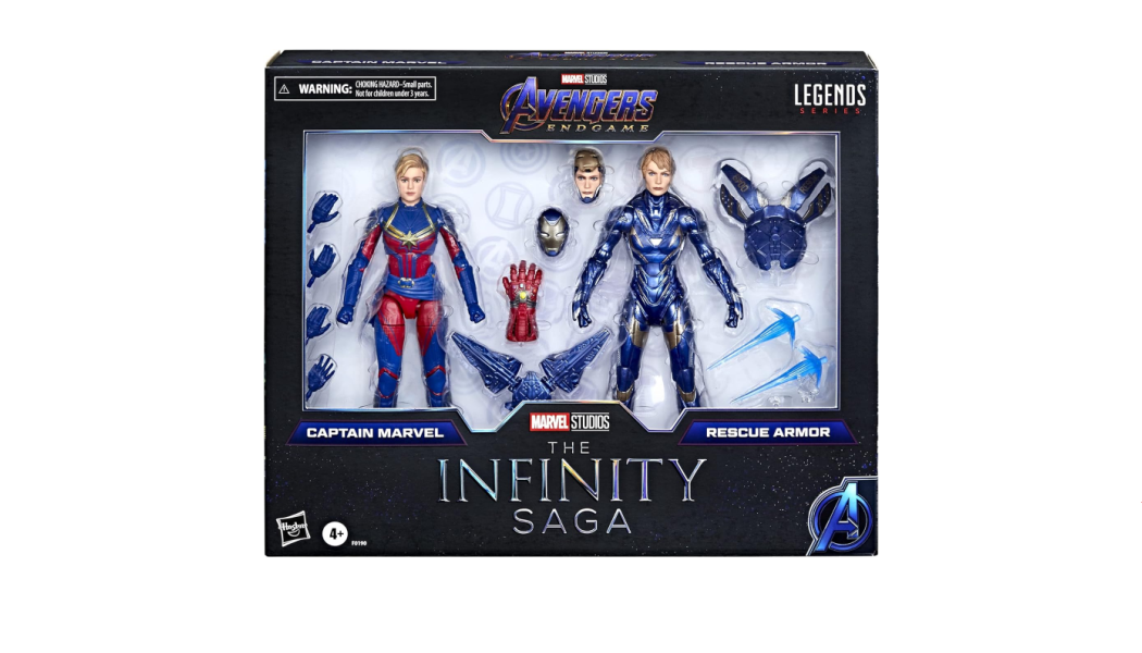 Marvel Legends Captain Marvel and Rescue Armor 2-Pack, Infinity Saga