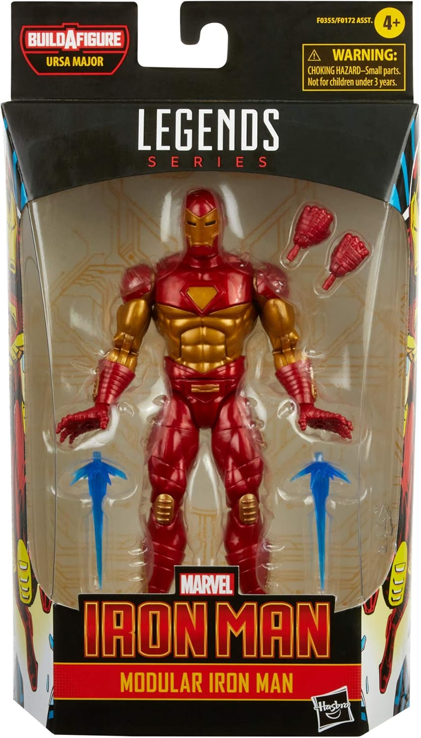 Marvel Legends Series Modular Iron Man Damaged Box